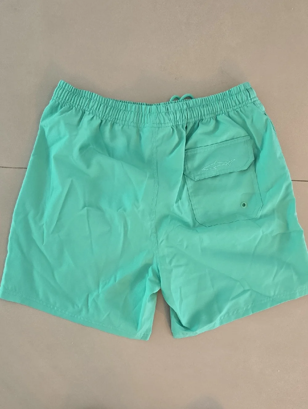 Uzzi Men's Green Swim Trunks with Elastic Waist Size L